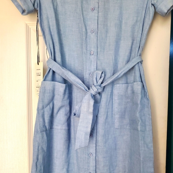 Q&A Midi Shirt Dress/ Cover Up - Picture 4 of 5